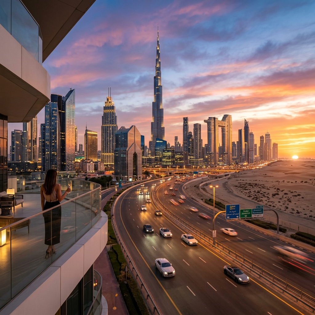 Dubai Luxury Skyline
